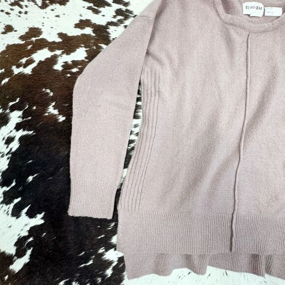 Olive & Oak Mauve Crew Neck Sweater - Picture 3 of 5